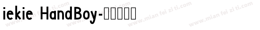 iekie HandBoy字体转换